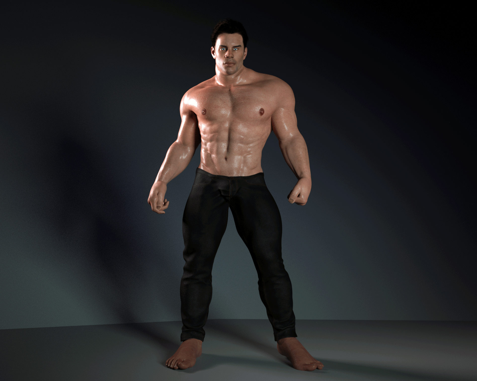 3D masculine male character